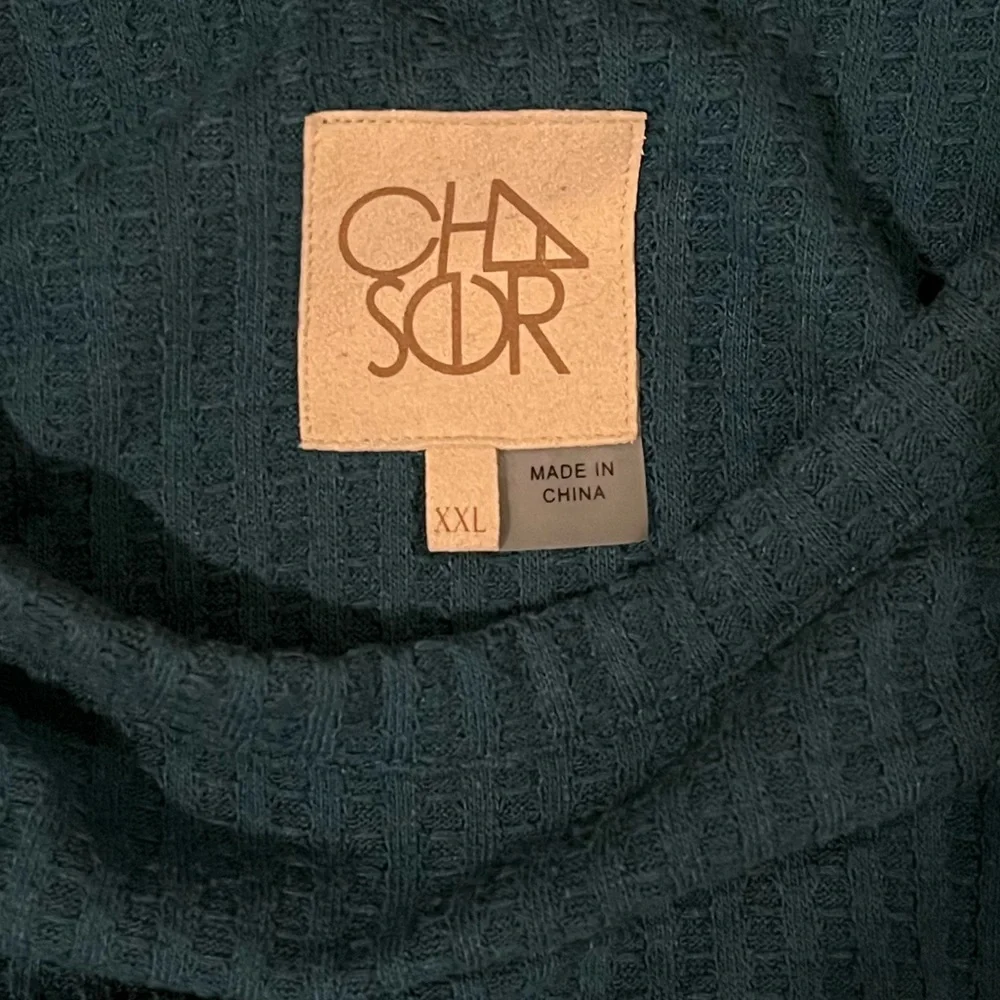 Chaser Dark Teal Long Sleeve Shirt. Size XXL EUC - Picture 2 of 4